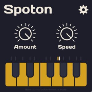 Spoton modern free autotune VST interface by Sixth Sample.
