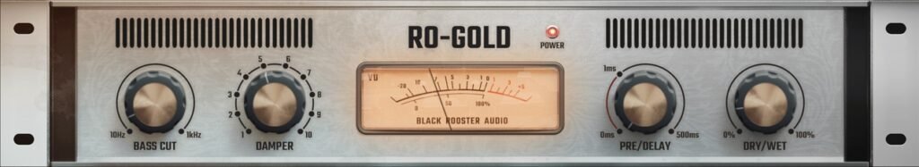 RO-GOLD vintage gold plate reverb emulation interface.
