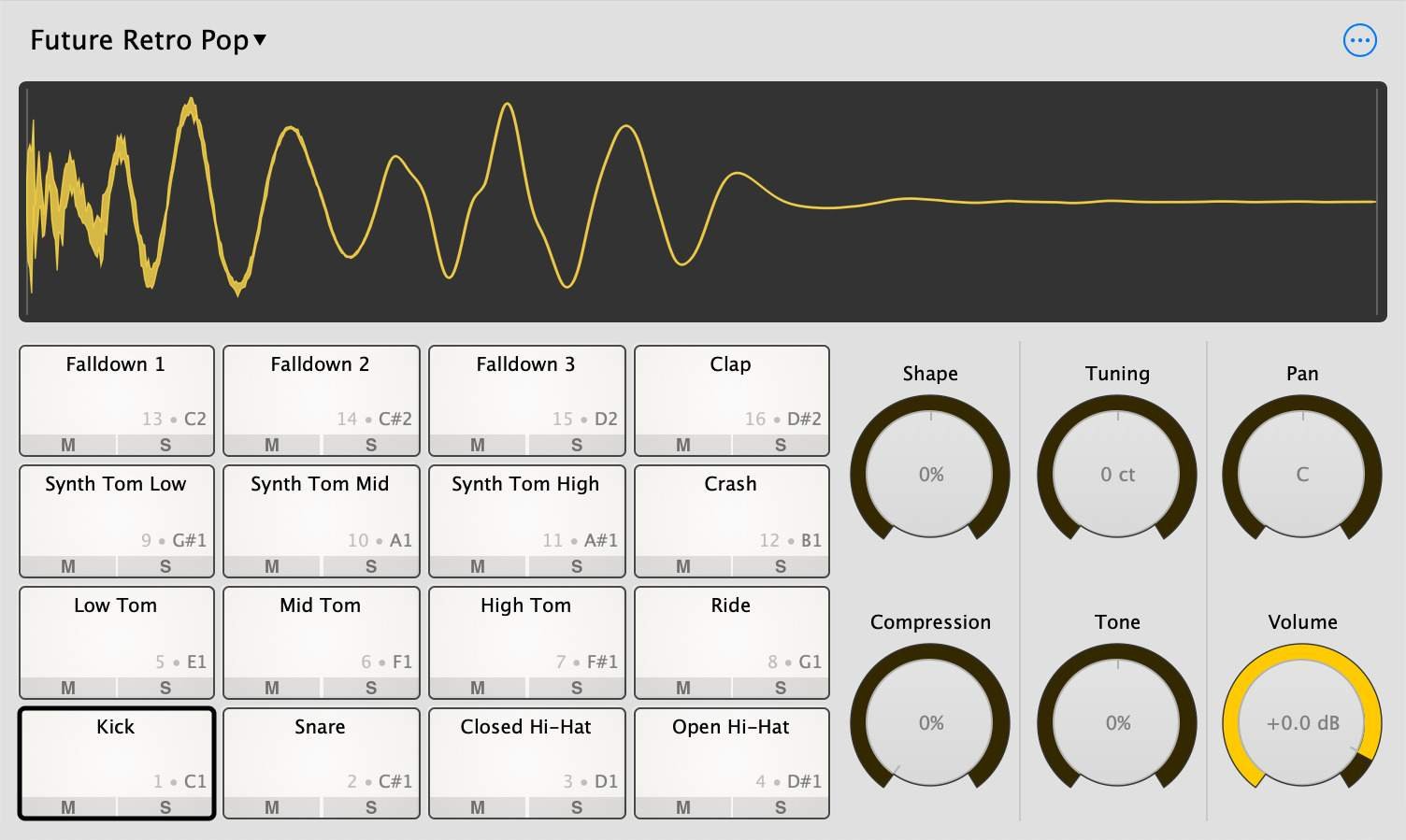 Sitala simple free drum sampler plugin interface.
