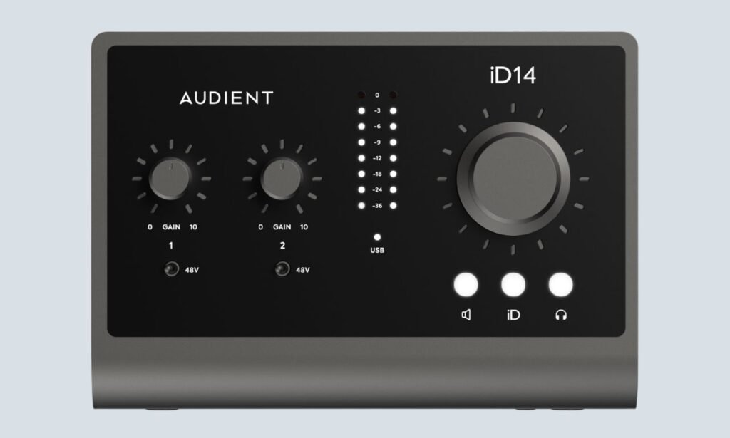 Audient iD14 MKII Audio Interface.