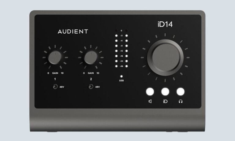 Audient iD14 MKII Audio Interface.