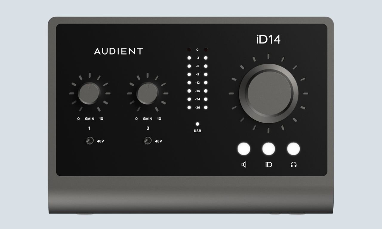 Audient iD14 MKII Audio Interface.